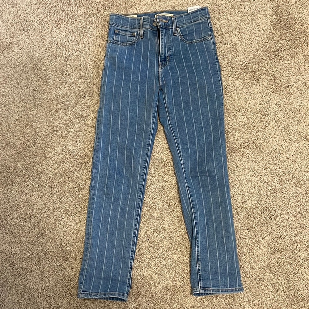 Levi’s high rise straight jeans
